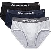 Emporio Armani Men's Cotton Briefs, 3-Pack