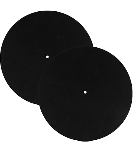 Tapis Tourne-disque En Feutre Xuniu - 3mm Anti-vibrations Pour Vinyles, Diamètre 300mm