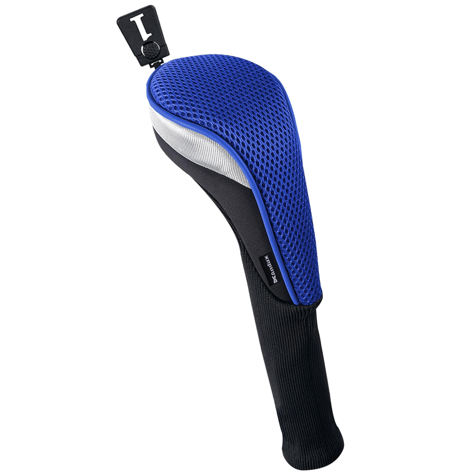 Andux Golf 460cc Drivers Club Head Covers Long Neck Blue