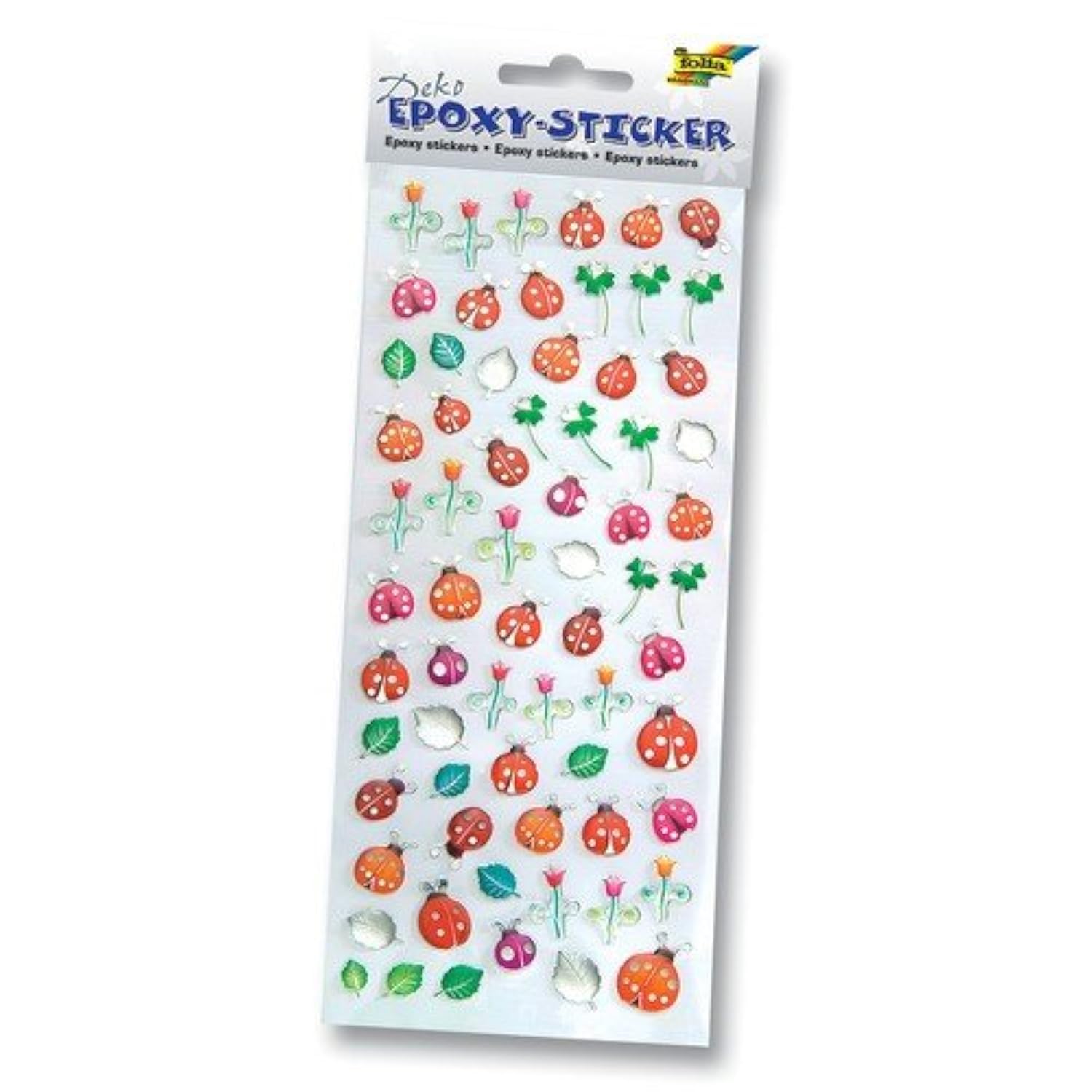 Glorex Epoxy Stickers All Year Set 6, Plastic, Multi-Colour, 27 x 11 x 0.2 cm — image 1