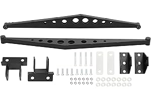 BALOCEO Rear Traction Tie Bar Compatible with 1988-1998 Chevrolet K2500 K3500 4WD Steel Powder Coated Black