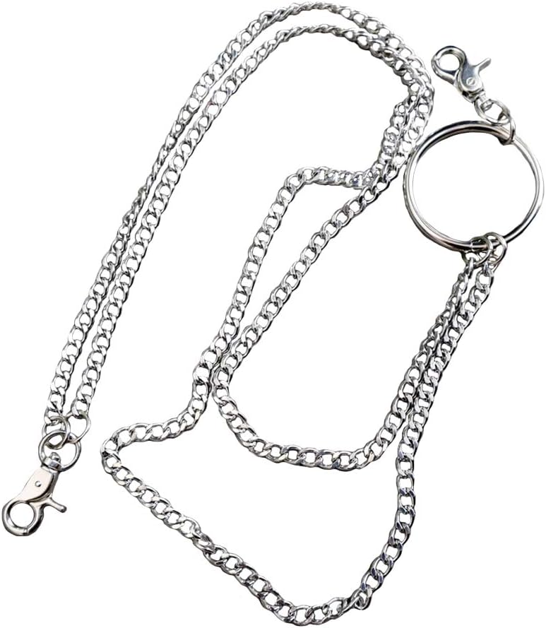 Topsaire Multilayer Long Style Hipster Strong Metal Hip Hop Punk Rock Jeans Pant Chain Keychain 80CM