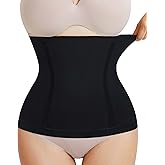 AOSBOEI Waist Trainer Shapewear Tummy Control Waist Cincher Girdle Body Shaper Postpartum Recovery Belt Belly Band Wrap