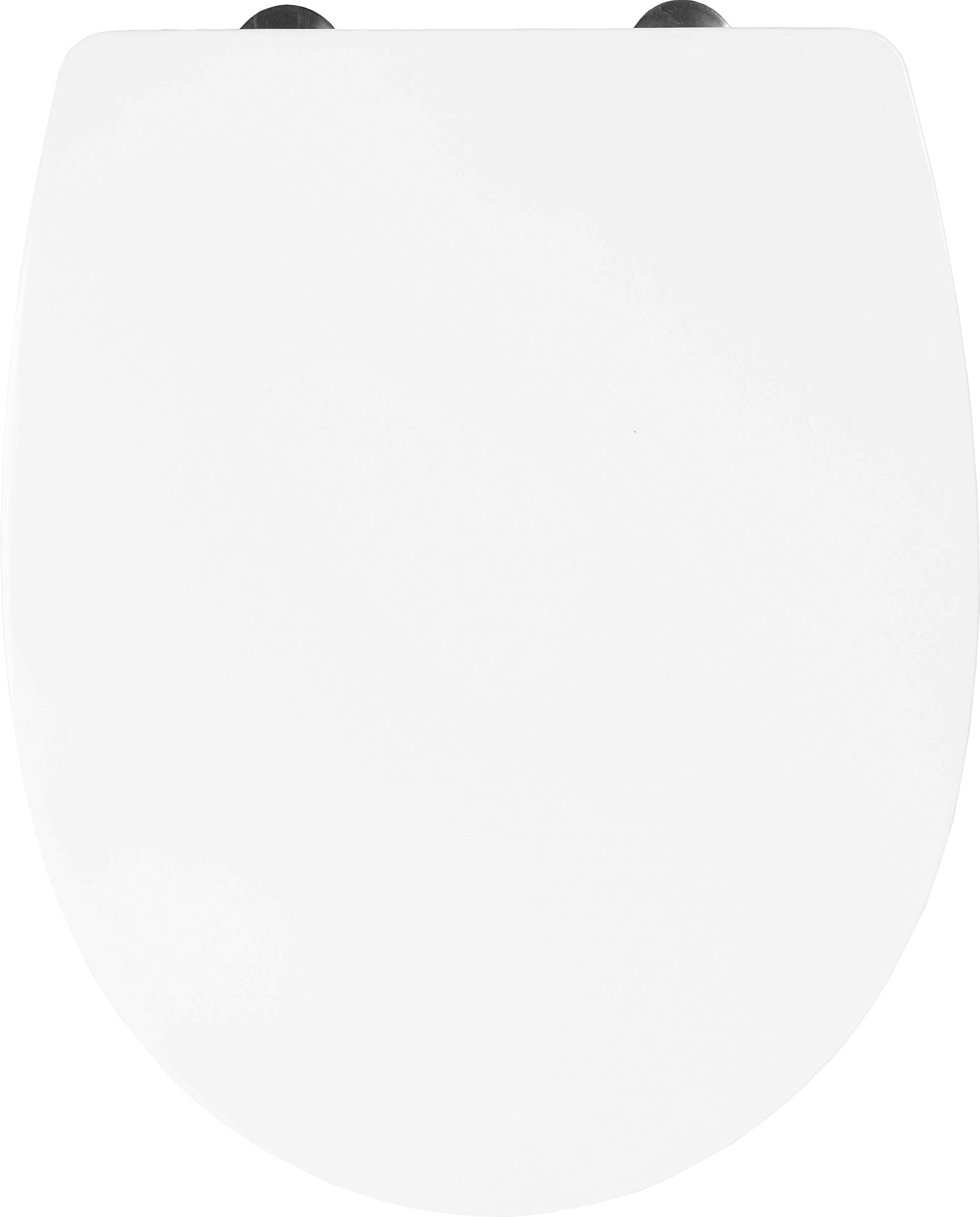 Cornat Casal KSCASC00 Toilet Seat - Classic White Look - Easy-Care Thermoplastic - Quick Up & Clean Function - Soft-Close Mechanism - Comfortable Assembly from Top/Toilet Seat/Toilet Lid