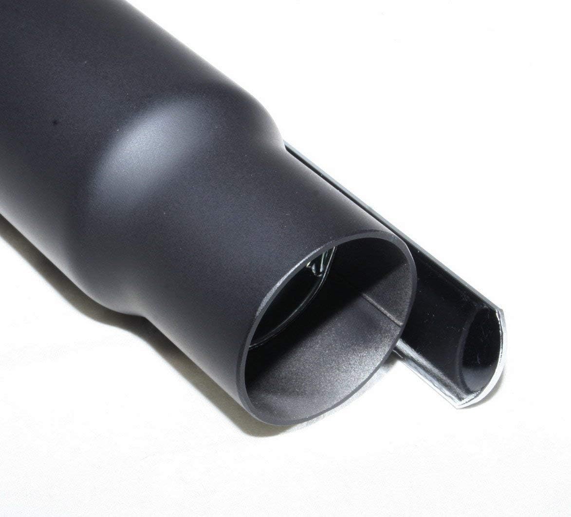 BikeTek Motorcycle Exhaust Universal Custome Matt Black Silencer 12" Short - Image 4