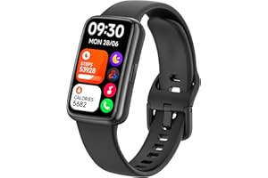 MOTIVARIS Fitness Tracker Smart Watch for Men Women, 1.47" HD with Bluetooth, 24/7 Heart Rate & Blood Oxygen Monitor, Sleep & Step Counter, 100+ Sports Modes, IP68 Waterproof, Compatible with Android iOS