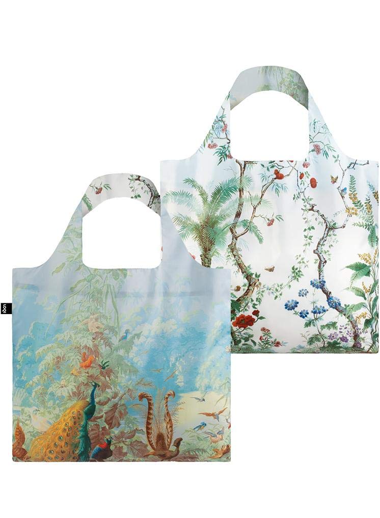 LOQI MAD Brazil & Chinese Decor Duo Bag Travel Tote, 50 cm, 15 liters, Multicolour (Brazil Duo)