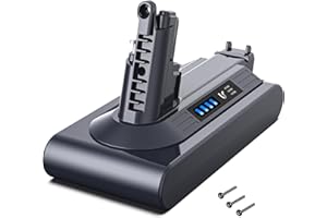 Replacement Battery for Dyson V10, 25.2V 6500mAh Li-ion Battery Perfectly Compatible with V10 Cyclone V10Animal V10Absolute V