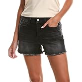 7 For All Mankind Womens Monroe Cutoffs Shorts in Cosmic AshburyDenim Shorts