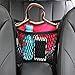 AMEIQ 2-Layer Car Mesh Organizer, Handbag Holder, Purse Pouch Storage Net Pocket, Barrier of Backseat Pet Kids, Driver Storage Netting Bag