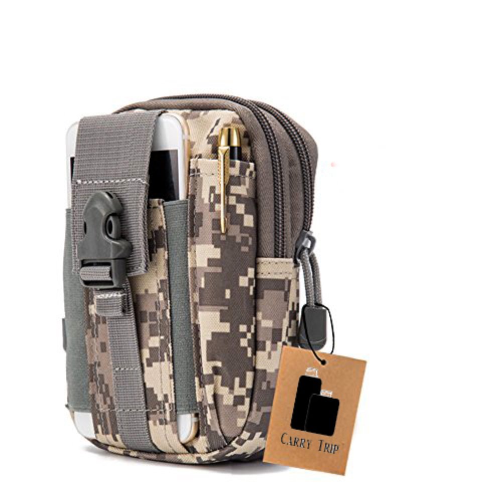 Amazon.com | CARRY TRIP Adult Tactical Molle Pouch Belt Military Waist Pack  Bag One Size GREY | Waist Packs