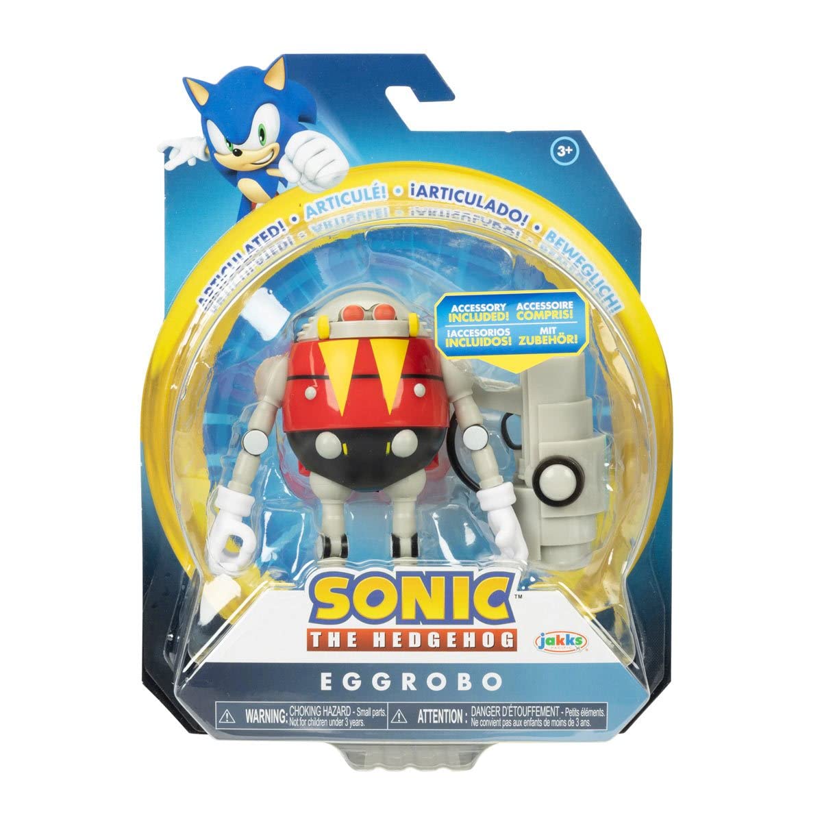 Sonic The Hedgehog - 41430 41430 Articulated Figure 10 cm Eggrobo + Blaster Accessory