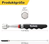 Toolwiz Telescopic Magnetic Pick Up Tool 16 lb 7.3 kg Extendable to 30 in view 5