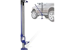 6600Lbs Utility Farm Jacks,48in High Lift Farm Jack,Heavy Duty Ratcheting Off-Road Jack for Tractor, Truck, SUV-Maximum Capac