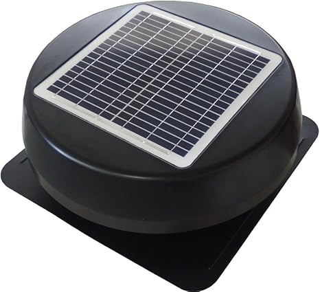 Amazon アスデン 産業用ソーラー換気扇 丸型 Asv 2bk Diy 工具 ガーデン