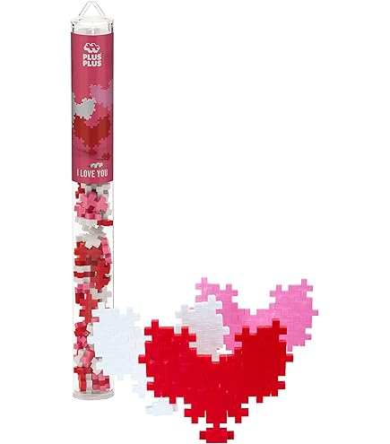Amazon.com: PLUS PLUS - Valentines Heart Acitivity Set for Kids