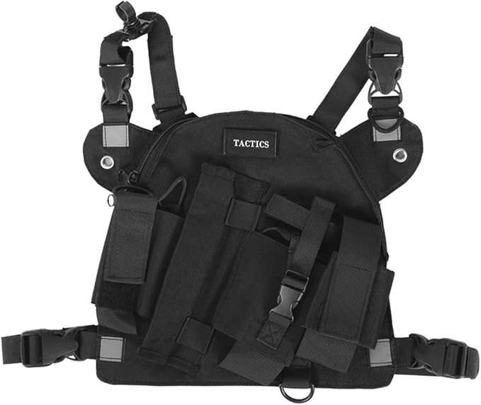 fasient1 Radio Chest Harness Chest Front Pack Pouch Amazon.co.uk