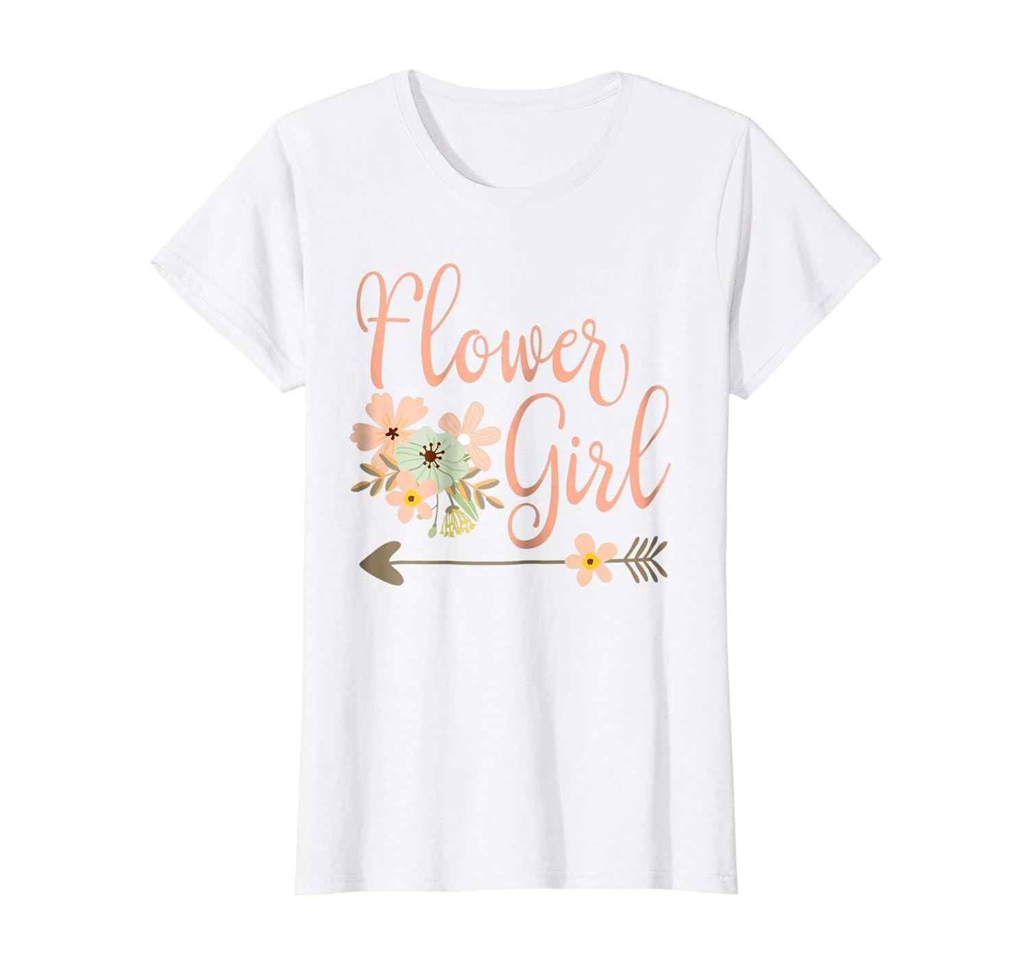 Wedding Flower Girl T Shirt Bridesmaid ShirtsTeechatpro