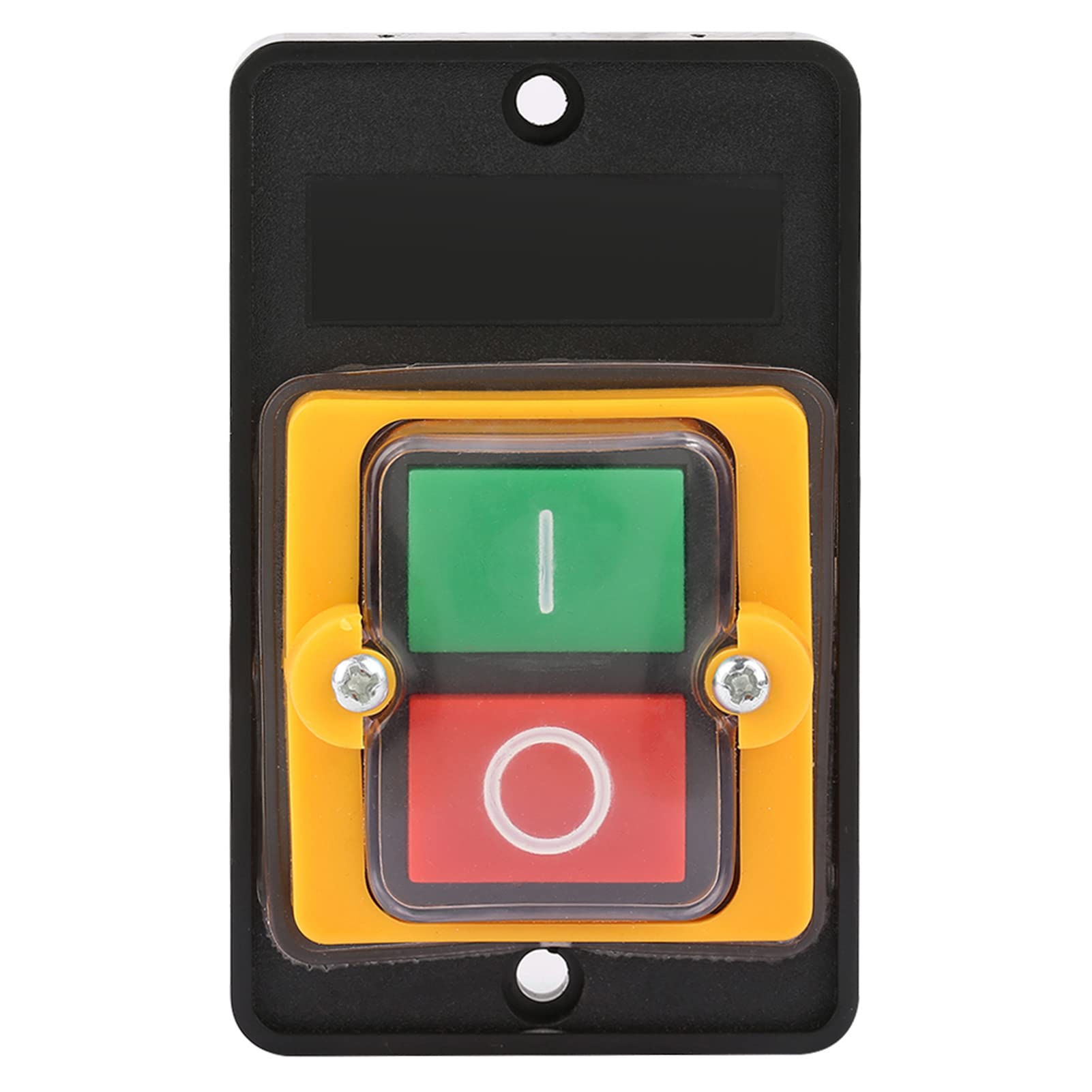 Industrial Push Button Switch, Machine Switch Button, AC 220V/ 380V 10A Embedded Waterproof Dust-proof ON/OFF Button, for Mechanical Equipment Textile Machinery