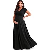 KOH KOH Womens Long Flowy Cap Sleeve Empire Waist Cocktail Maxi Dress Gown