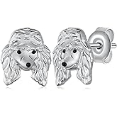 Pug/Boston Terrier/Bichon Frise/Dalmatian/Cavalier King Charles/Shih Tzu/Pitbull/Poodle/German Shorthaired Pointer/Bernese Mountain Dog Earrings Sterling Silver Dog Jewelry Gifts