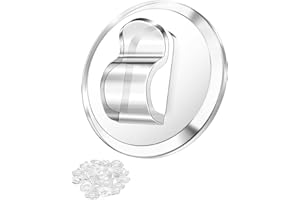 ispneay 100 Clear Mini Light Clips: Small Hooks with Adhesive Strips for Indoor String Light - Plastic Damage Free Wall Hook for Hanging Tiny Fairy Christmas Light Cable Hangers Decoration Decor