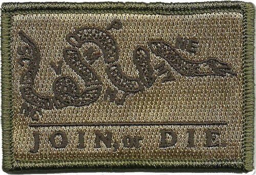 KM Outfitters® (Join Or Die - Multitan) Patch