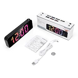 JXTZ Projection Alarm Clock, Alarm Clocks with