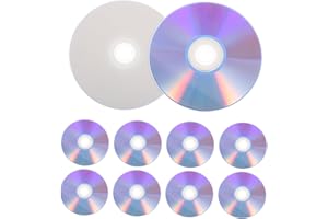 Beaupretty 10pcs Writable DVD-r Discs Printable Media for Music Audio CD Burning High Capacity Blank Cd-r for