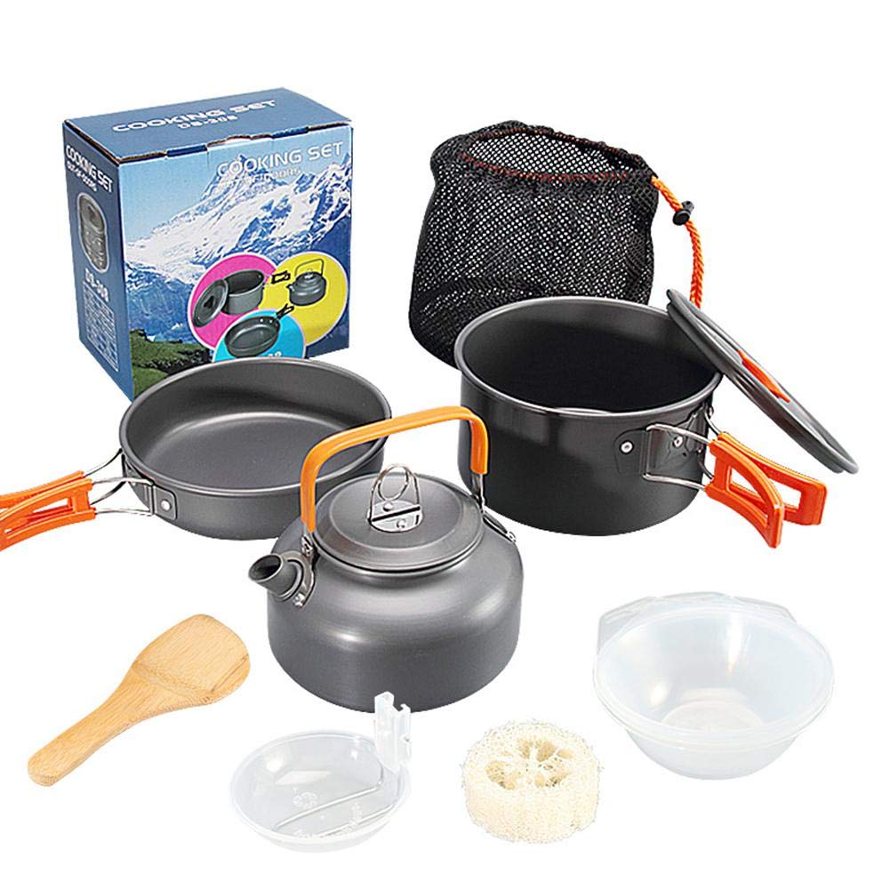 Camping set pot teapot, portable nonstick pot pot