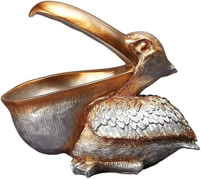 ZQQQC Garden & Outdoors Resin Pelican Statue Feng Shui Home Decoration