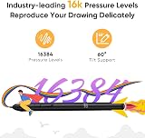 XPPen Deco 640 Drawing Tablet 16K Pressure, 8 Shortcut Keys, 16x9 cm view 3