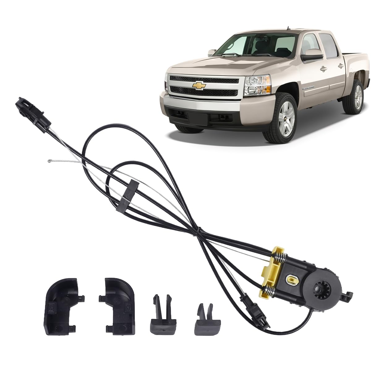 Photo 1 of 25980205 Rear Power Sliding Window Regulator and Motor Assembly Fits for 2010-2013 Silverado 1500 2007-2014 GMC Sierra 1500 2007-2014 Chevrolet Silverado 2500 HD 3500 HDLPNPMFV8563003
