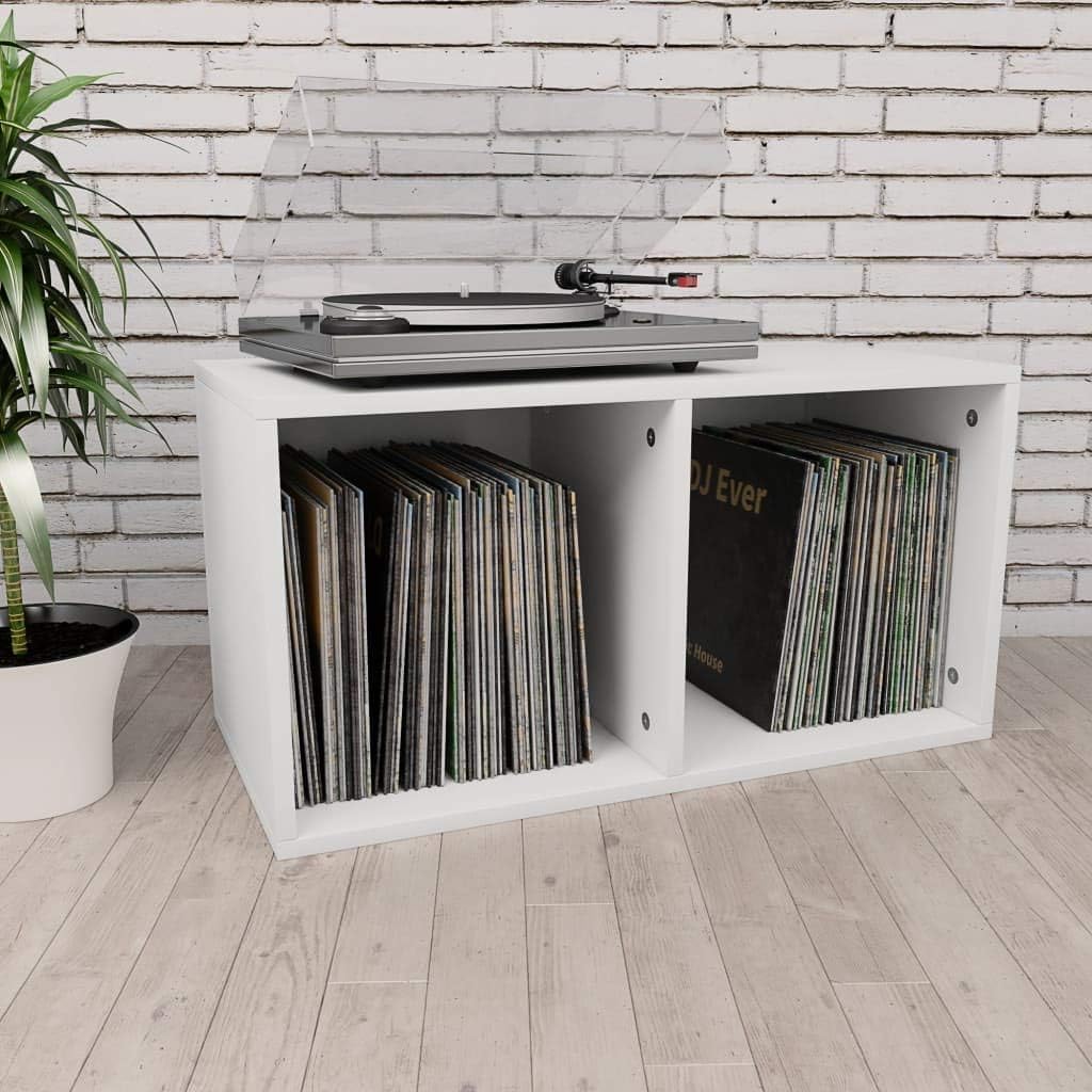 vidaXL LP Record Album Storage Shelf Vinyl Record Storage