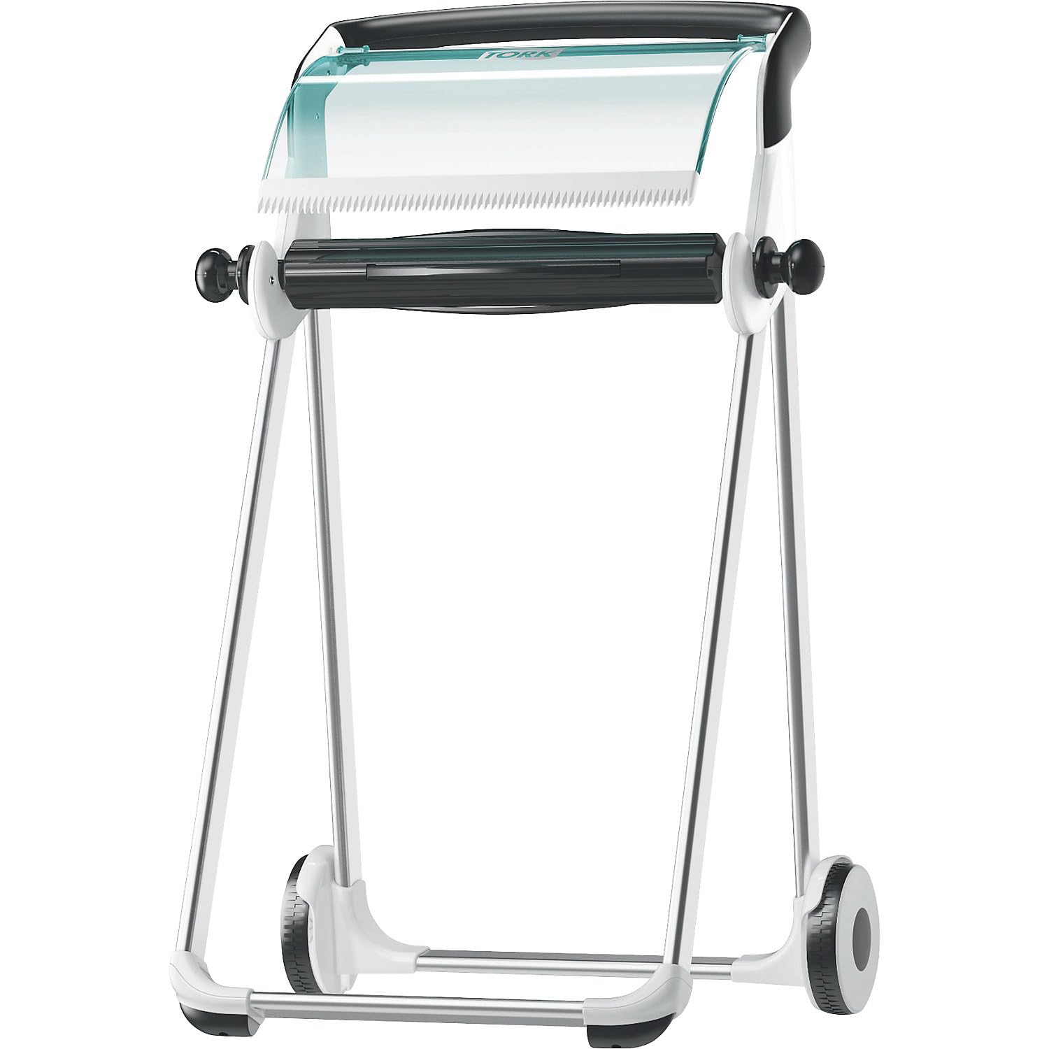 Tork Floor Stand Dispenser White and Turquoise W1, Mobile, Performance Range, 652000