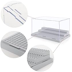Mlikero 2 Pack Display Case for Minifigures Action