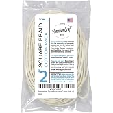 Amazon.com: PremiumCraft Square Braid Cotton Candle Wick - #3/0