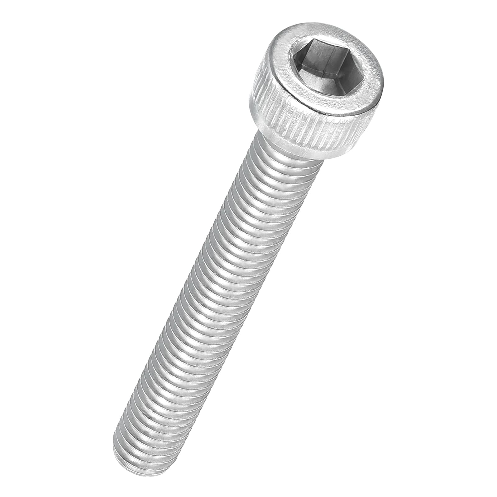 Kozelo 25pcs Socket Head Cap Screws - [M6-1 x 45mm] 304 Stainless Steel Allen Socket Drive for Electrical Motor 3D Printing Fan Engine Replacement Use, Silver — image 1