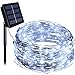 Dolucky Outdoor String Lights, 2 Modes 55 feet 150 LED Durable Solar String Lights for Garden Decoration (Copper Wire, White)