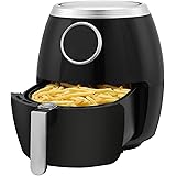 R.W.FLAME Air Fryer 6.0 Quart 1500 Watts, Digital Control Temperature & 30 Min Timer,with Recipe Book,Black