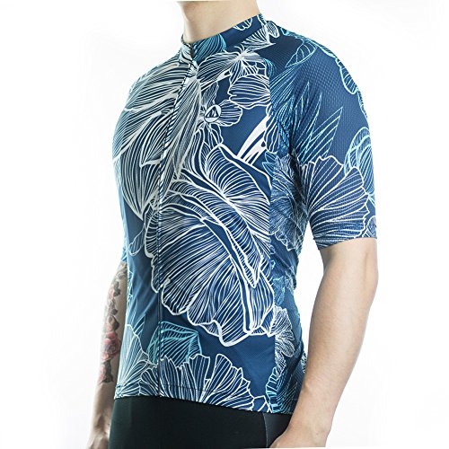 Racmmer Mens Breathable Short Sleeve Cycling Jersey Bike Shirt Cycling Clothing - Thumbnail 2
