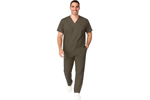 M&M SCRUBS Men Scrub Set Medical Scrub Top and Pants
