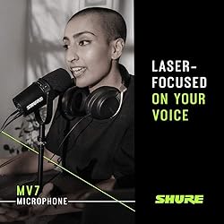 Shure MV7 USB Podcast Microphone for