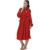 Northwest The Company Official NFL S/M Silk Touch Bath Robe with Number, Team Colors, 25" x 47"