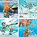 Blasoul 23 Pack Diving Pool Toys Underwater Swimming/Diving Pool Toy Rings for Kids Includes 4 Diving Rings,5 Shark Pool Toy,14 Shining Underwater Dive Gem Pool Toy Set Non-Toxic Safe for Kids