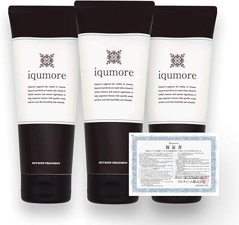 Amazon Iqumore公式 イクモアヘアマスク 0ml 3本 女性用ヘアケアブランド イクモア が開発した洗い流さないトリートメント イクモア Iqumore ヘアマスク 通販