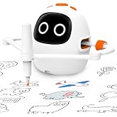 Drawing Robot for Kids Ages 3-8, Educational Drawing Toys with 214 Cards | Screen-Free Learning, Learn to Draw for Kid, Fine Motor Skills, Christmas Birthday Gifts for 3 4 5 6 7 8 Years Old Girls Boys