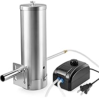 Cold Smoke Generator, Outdoor Smoke Generator, Stainless Steel Pellet Smoker Tube, Outdoor Hot or Cold Smoker with Air Pump, 