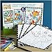 Dimensions 73-91672 Animal Trios Pencil Color by Number Kit, 9'' W x 12'' L, None