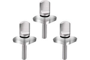 Sikawai Fin Screw 316 Stainless Steel No Tool Compatible with Long-Board and S-UP Surfing Accessories Pack of 3